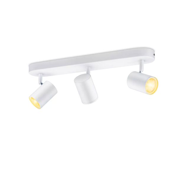 Focos ajustable Imageo 3 Luces blanco 2700K - 6500K Wifi, Control mediante aplicación o voz