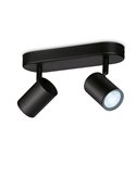 Focos ajustables Imageo 2 Luces negro 5W 2700K - 6500K Wifi, Control mediante aplicación o voz