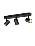 Focos ajustable Imageo 3 Luces negro 2700K - 6500K Wifi, Control mediante aplicación o voz