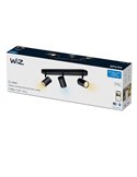 Focos ajustable Imageo 3 Luces negro 2700K - 6500K Wifi, Control mediante aplicación o voz