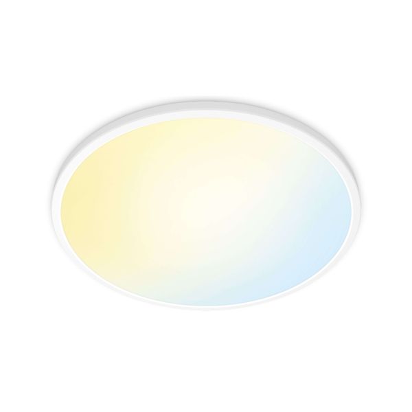 Plafón de techo inteligente LED SuperSlim 22W  2700K - 6500K blanco o negro