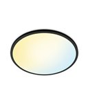 Plafonnier LED intelligent SuperSlim 22W 2700K - 6500K blanc ou noir