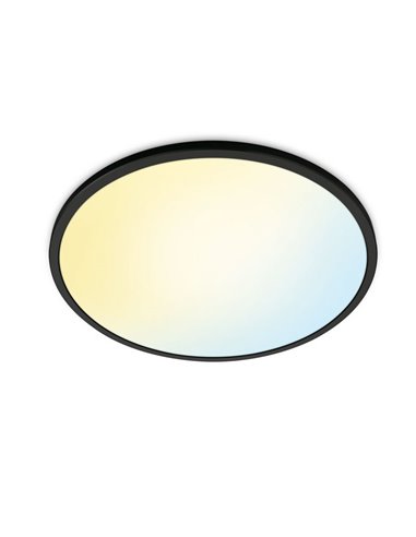 Plafonnier LED intelligent SuperSlim 22W 2700K - 6500K blanc ou noir