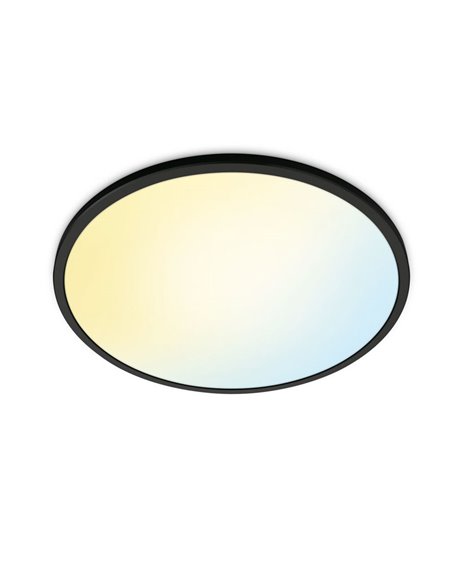 Plafón de techo inteligente LED SuperSlim 22W  2700K - 6500K blanco o negro