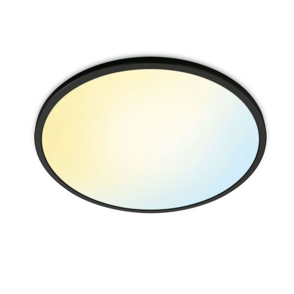 Plafón de techo inteligente LED SuperSlim 22W  2700K - 6500K blanco o negro