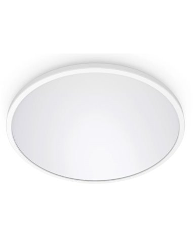Plafón de techo inteligente LED SuperSlim32W 1 Luz  2700K - 6500K blanco o negro