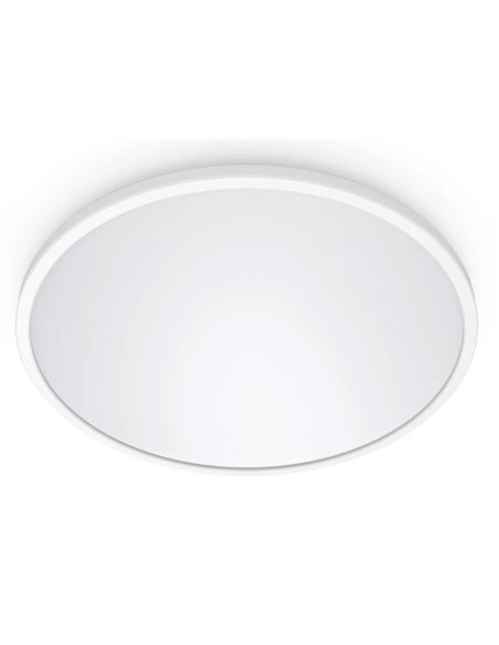 Plafonnier LED intelligent SuperSlim32W 1 Lumière 2700K - 6500K blanc ou noir
