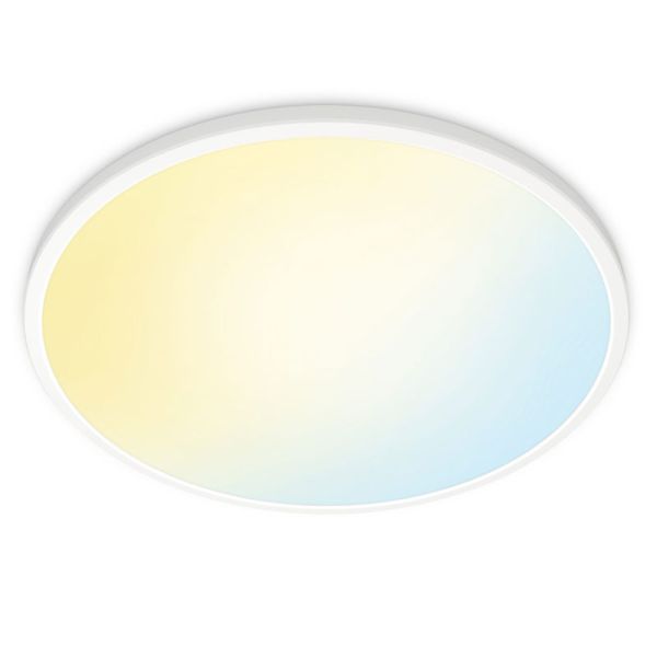 Plafón de techo inteligente LED SuperSlim32W 1 Luz  2700K - 6500K blanco o negro