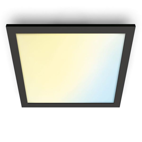 Panel de techo inteligente LED 12W cuadrado 2700K - 6500K negro 