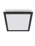 Panel de techo inteligente LED 12W cuadrado 2700K - 6500K negro 