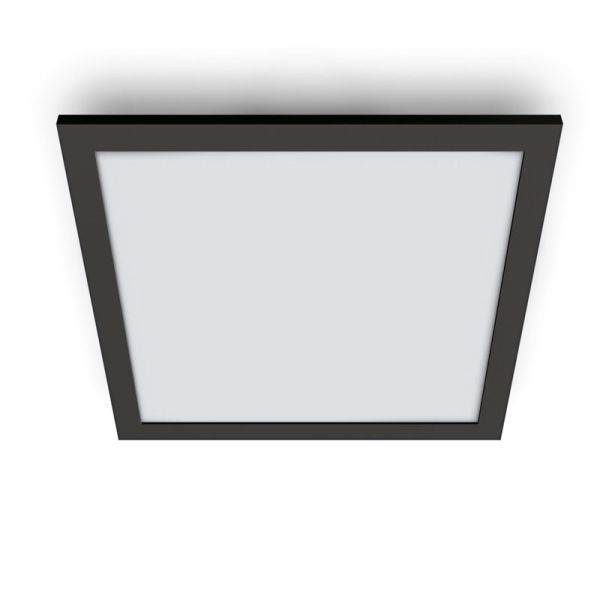 Panel de techo inteligente LED 12W cuadrado 2700K - 6500K negro 
