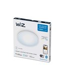 Plafonnier WiZ Superslim blanc/noir 14W