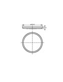 Plafonnier WiZ Superslim blanc/noir 14W