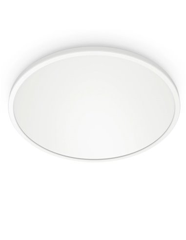 Plafonnier WiZ Superslim blanc/noir 14W