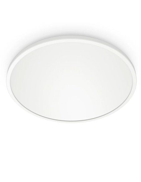 Plafonnier WiZ Superslim blanc/noir 14W