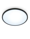 Plafon LED inteligente SuperSlim 16W 2700K - 6500K branco ou preto