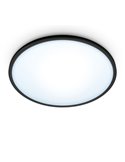 Plafon LED Superslim 14W 2700K - 6500K branco ou preto