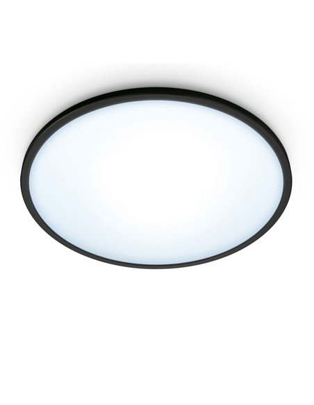 Plafonnier LED Superslim 14W 2700K - 6500K blanc ou noir