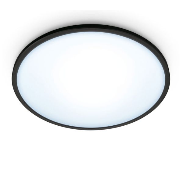 Plafonnier LED Superslim 14W 2700K - 6500K blanc ou noir