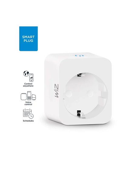 Enchufe Inteligente tipo F Smart Plug Compatible con IOS, Android, Alexa y Google Home