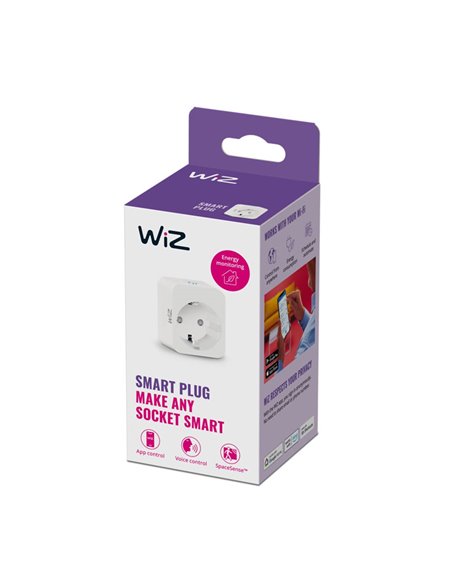 Smart Plug tipo F com medidor de potência Smart Plug