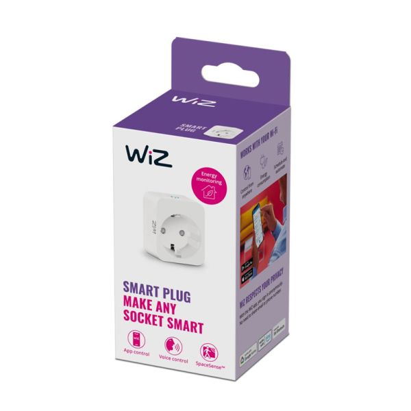 Enchufe Inteligente tipo F con medidor de potencia Smart Plug 