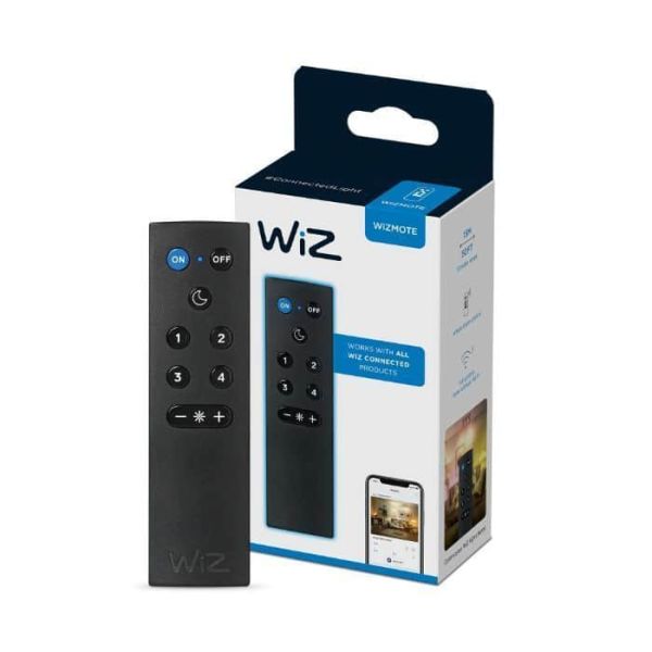 Controle remoto Wifi e Bluetooth / controle remoto inteligente Wizmote Compatível com Alexa e Google Home