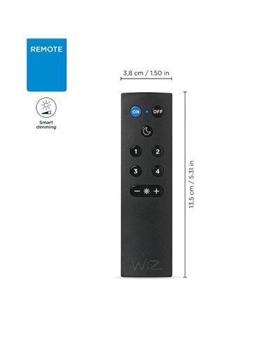 Télécommande Wifi et Bluetooth / Télécommande intelligente Wizmote Compatible avec Alexa et Google Home