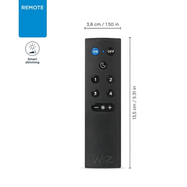 Controle remoto Wifi e Bluetooth / controle remoto inteligente Wizmote Compatível com Alexa e Google Home