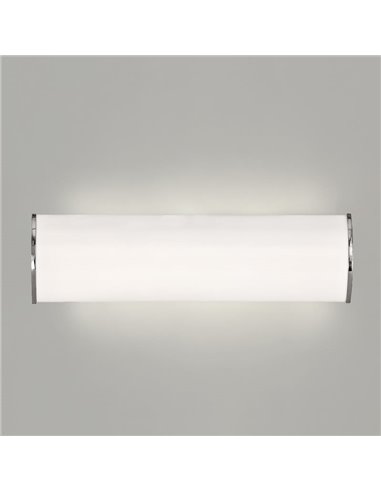 Aplique LED de pared ALDO 35cm/53cm/83cm Opal/Cromo, 11W/18W/32W 775lm, IP44, 3000K-4000K Slide Switch