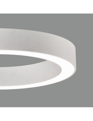 Plafón de Techo LED ALISO 40W 3345lm, 2700K-3000K Slide Switch blanco/negro texturado con/sin Casambi