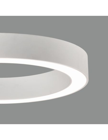 Plafon LED ALISO 40W 3345lm, Interruptor deslizante 2700K-3000K texturizado branco/preto com/sem Casambi