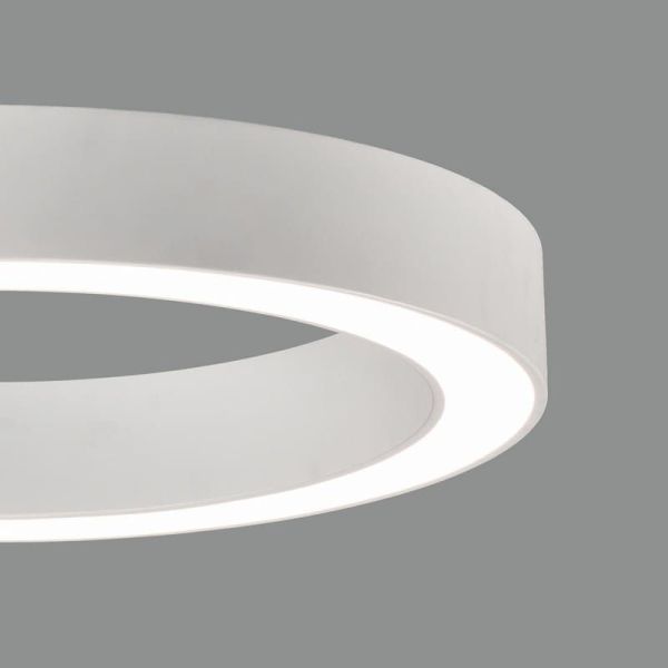 Plafon LED ALISO 40W 3345lm, Interruptor deslizante 2700K-3000K texturizado branco/preto com/sem Casambi