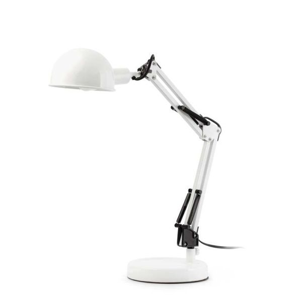 Branco Flexo BaoBab Study series Candeeiro de mesa para escritório 51909 Faro | LeonLeds.com