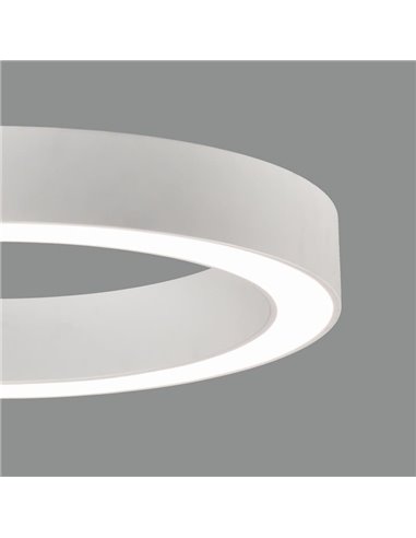 Plafon LED ALISO 55W 4600lm, 2700K-3000K Interruptor deslizante texturizado branco/preto com/sem Casambi