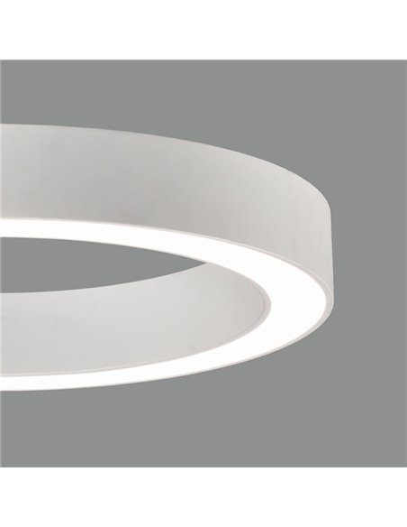 Plafón de Techo LED ALISO 55W 4600lm, 2700K-3000K Slide Switch blanco/negro texturado con/sin Casambi