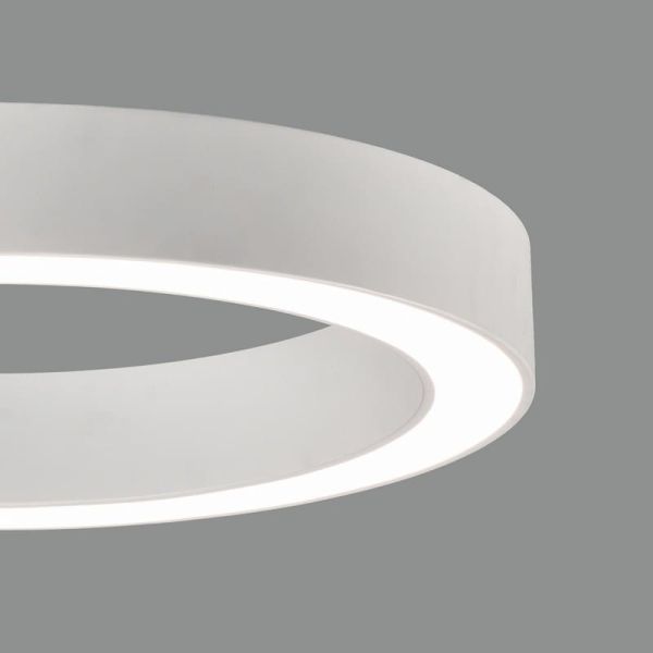 Plafonnier LED ALISO 75W 5800lm, interrupteur à glissière 2700K-3000K texturé blanc/noir avec/sans Casambi