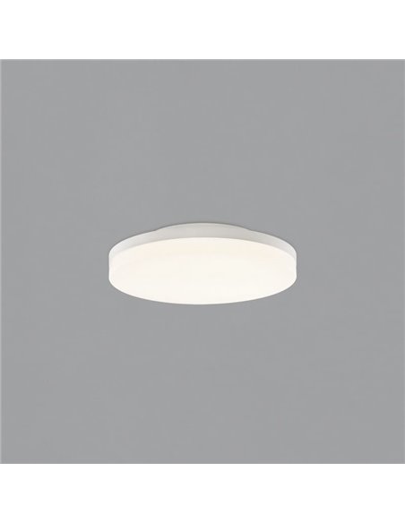 Plafonnier LED ANGUS 34W/55W 3290lm, interrupteur à glissière 2700K-3000K blanc texturé/opale