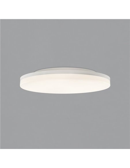 Plafón de Techo LED ANGUS 34W/55W 3290lm, 2700K-3000K Slide Switch blanco texturado/Opal