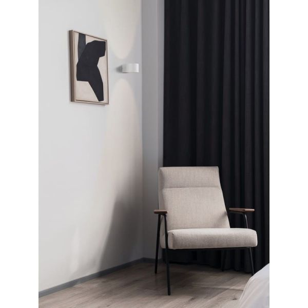 Aplique de pared exterior LED ANIA, 1 o 2 Luces 6W 3000K 540lm/1080lm IP65, blanco texturado
