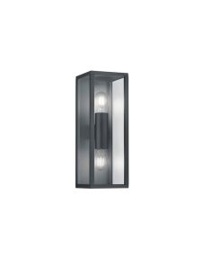 Aplique de pared GARONNE antracita 2 luces arriba y abajo