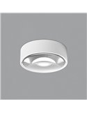 Plafón de exterior LED ANIA blanco Texturado, 6W 3000K 495lm, IP65