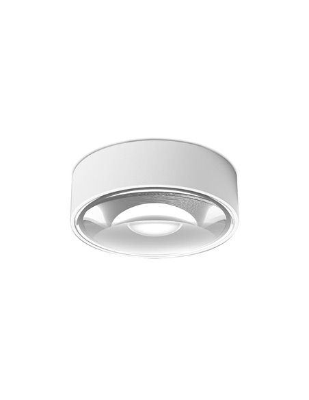 Plafón de exterior LED ANIA blanco Texturado, 6W 3000K 495lm, IP65