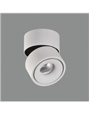 Plafón LED orientable APEX Blanco texturado, LED COB 13W 3000K 891lm, CRI90 CL.II