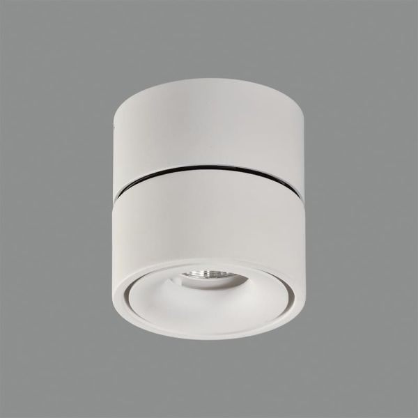 Plafón LED orientable APEX Blanco texturado, LED COB 13W 3000K 891lm, CRI90 CL.II