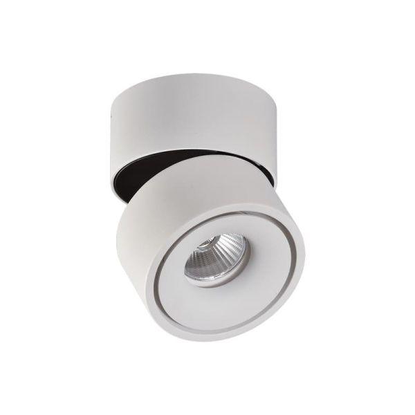 Plafón LED orientable APEX Blanco texturado, LED COB 13W 3000K 891lm, CRI90 CL.II