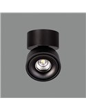 Plafon LED ajustável APEX Preto texturizado, COB LED 13W 3000K 891lm, CRI90 CL.II
