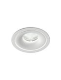Downlight embutido APEX 105cmØ Branco Texturizado, LED GU10 8W, CL.II