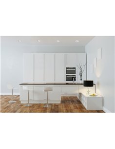 Downlight Empotrable APEX 105cmØ  Blanco texturado, LED GU10 8W, CL.II 2