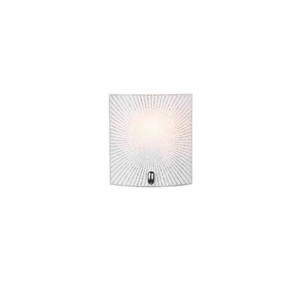 Aplique de pared ELISA vidrio texturizado| LeonLeds